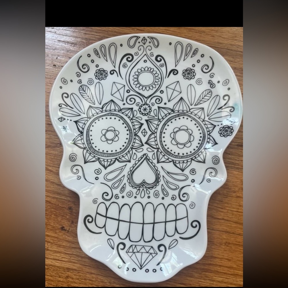Nicole miller melamine appetizer or trinket tray plate